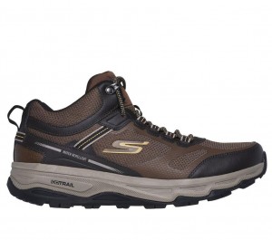 Brown Skechers Go Run Trail Altitude - Element 2 Men's Sneakers | FAJE-03678