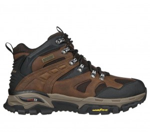 Brown Skechers Relaxed Fit: Arch Fit Tarver - Ryland Men's Boots | LRWC-57428