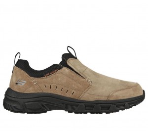 Brown Skechers Relaxed Fit: Oak Canyon Men's Slip On | FDWS-53692