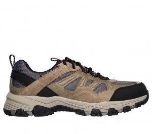 Brown Skechers Relaxed Fit: Selmen - Enago Men's Walking Shoes | TOIW-23690