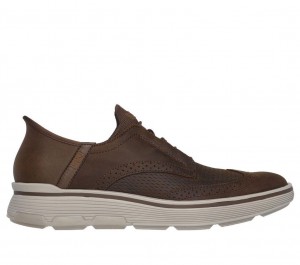 Brown Skechers Slip-ins Mark Nason: Casual Glide Cell Men's Dress Shoes | LKXP-78693