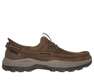 Brown Skechers Slip-ins Rf: Knowlson - Shore Thing Men's Boat Shoes | OUFH-40617