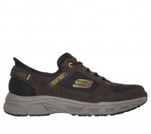 Brown Skechers Slip-ins Rf: Oak Canyon Men's Sneakers | DXQY-08461