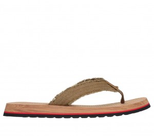 Brown Skechers Tantric - Fritz Men's Sandals | CUSG-13068