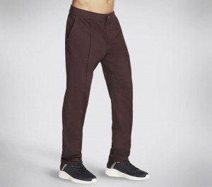 Burgundy Skechers Slip-ins Hybrid Classic Men's Pants | EWRH-23890