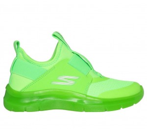 Green Skechers Skech Fast Ice Boys' Sneakers | EALH-41609