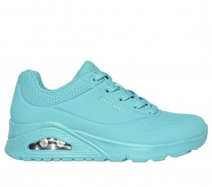 Green Skechers Uno - Stand On Air Women's Sneakers | HRUZ-17802