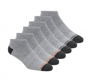 Grey Skechers 6 Pack Walking Low Cut Women's Socks | XAGL-94037