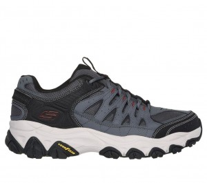 Grey Skechers After Burn M.Fit 2.0 Men's Sneakers | BVSH-05689