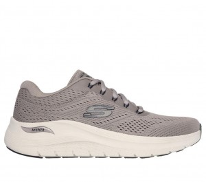 Grey Skechers Arch Fit 2.0 Men's Sneakers | NSMU-91286