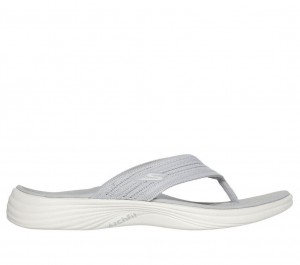 Grey Skechers Arch Fit Radiance - Lure Women's Sandals | YPJS-70825