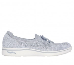 Grey Skechers Arch Fit Uplift - Nova Women's Flats | TJUR-75940