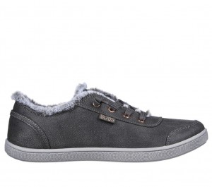 Grey Skechers Bobs B Cute - Peak Thru Women's Slip On | NWRA-35489