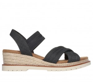 Grey Skechers Bobs Desert Chill - Sweet Crossing Women's Sandals | HYEA-48961