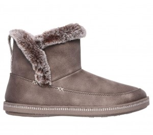 Grey Skechers Cozy Campfire - Fresh Breeze Women's Boots | EUJX-63891