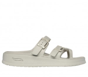 Grey Skechers Foamies: Arch Fit Cali Breeze - Leyla Women's Sandals | IQAZ-47283