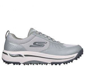 Grey Skechers Go Golf Arch Fit - Line Up Men's Walking Shoes | KCHR-98564