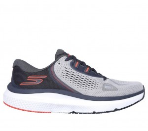 Grey Skechers Go Run Pure 4 Arch Fit Men's Sneakers | JYAB-06173