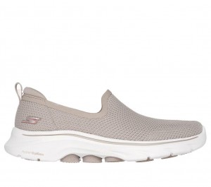 Grey Skechers Go Walk 7 - Ivy Women's Sneakers | MWDH-13076