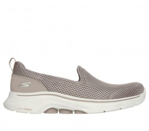 Grey Skechers Go Walk 7 - Razi Women's Sneakers | HPGV-02916