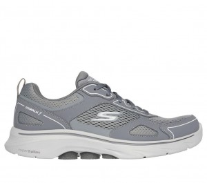 Grey Skechers Go Walk 7 - The Forefather Men's Sneakers | NXAW-16297