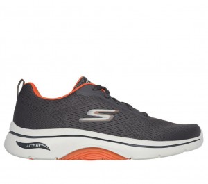 Grey Skechers Go Walk Arch Fit 2.0 - Idyllic 2 Men's Sneakers | TOQG-87196