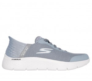 Grey Skechers Go Walk Flex - Free Hands 2 Men's Slip On | DZRO-71642