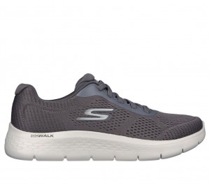 Grey Skechers Go Walk Flex - Remark Men's Sneakers | DURQ-08463