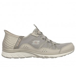 Grey Skechers Gratis Sport - Awe Inspiring Women's Slip On | KHDM-57169