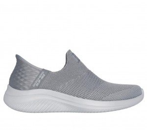 Grey Skechers Martha Stewart X Slip-ins: Ultra Flex 3 Women's Sneakers | EUVA-02837