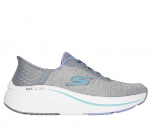 Grey Skechers Max Cushioning Elite - Prevail Women's Slip On | OKTR-37209