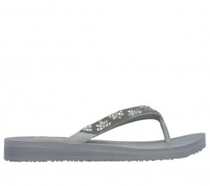 Grey Skechers Meditation - Love Letter Women's Sandals | SNHM-54203