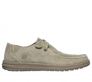 Grey Skechers Melson - Raymon Men's Boat Shoes | CFGV-26517