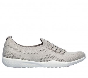 Grey Skechers Newbury St - Every Angle Women's Slip On | TBOE-32451