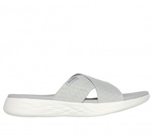 Grey Skechers On The Go 600 - Enchanted Women's Sandals | VSGQ-40586