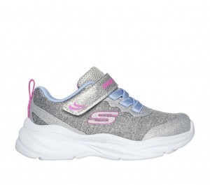 Grey Skechers Power Jams - Everyday Bestie Girls' Sneakers | NPLM-43190