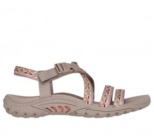 Grey Skechers Reggae - Dream Weaver Women's Sandals | OAWJ-01368