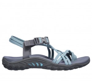 Grey Skechers Reggae - Irie Mon Women's Sandals | KCML-16487