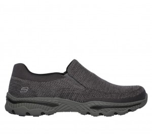 Grey Skechers Relaxed Fit: Creston - Barron Men's Slip On | YPZC-93718