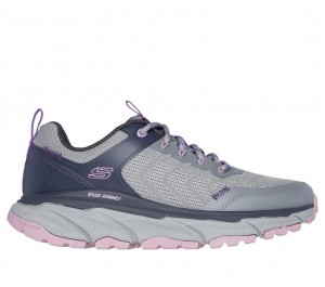 Grey Skechers Relaxed Fit: D'lux Journey - Marigold Women's Sneakers | GBRA-49321