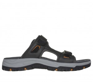 Grey Skechers Relaxed Fit: Prewitt - Lanston Men's Sandals | QTLB-53176