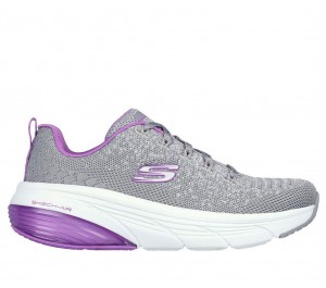 Grey Skechers Relaxed Fit: Skech-air D'lux - Steady Lane Women's Sneakers | DVQJ-51092