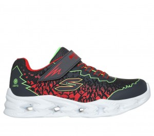 Grey Skechers S Lights: Vortex 2.0 - Zorento Boys' Sneakers | CFAI-53029