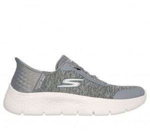 Grey Skechers Slip-ins: Go Walk Flex - Dacey Women's Sneakers | PZMA-43769