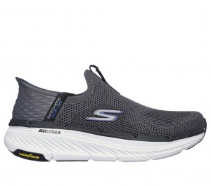 Grey Skechers Slip-ins: Max Cushioning Premier 2.0 Men's Sneakers | EPNT-56812