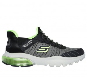 Grey Skechers Slip-ins: Razor Air - Hyper-brisk Boys' Sneakers | GJFD-23157