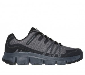 Grey Skechers Summits At - Twin Bridges Men's Sneakers | JXTS-83192