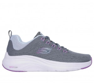 Grey Skechers Vapor Foam Women's Sneakers | ECAR-20437