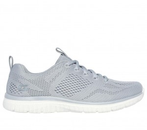 Grey Skechers Virtue - Ambrosia Women's Walking Shoes | KRJG-37256