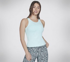 Mint Skechers Go Walk Shelf Bra Women's Tank Top | OXNY-06579